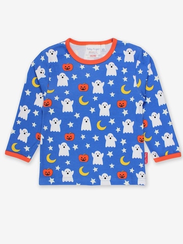Toby Tiger Shirt 'Halloween' in Blau: Vorderseite