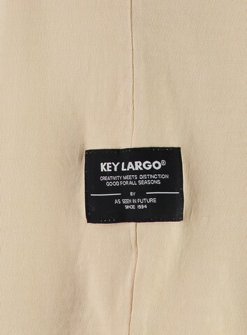 Key Largo - Camisa 'MT PLAN' em bege