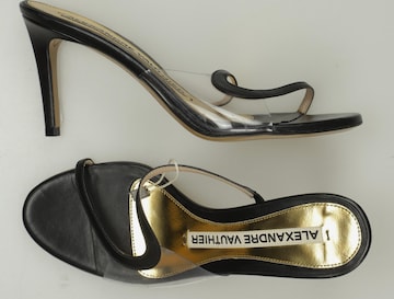 Alexandre Vauthier Sandals & High-Heeled Sandals in 37 in Black: front