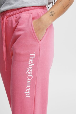 Tapered Pantaloni 'Safine' di The Jogg Concept in rosa