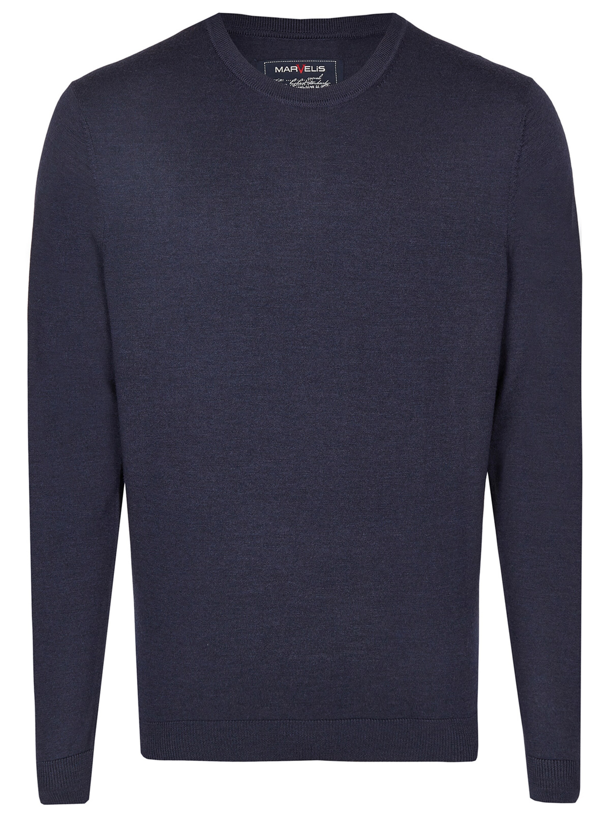 Marvelis Pullover 'Rundhals'‌‌‌‌‌‌‌ in Blau: Vorderseite