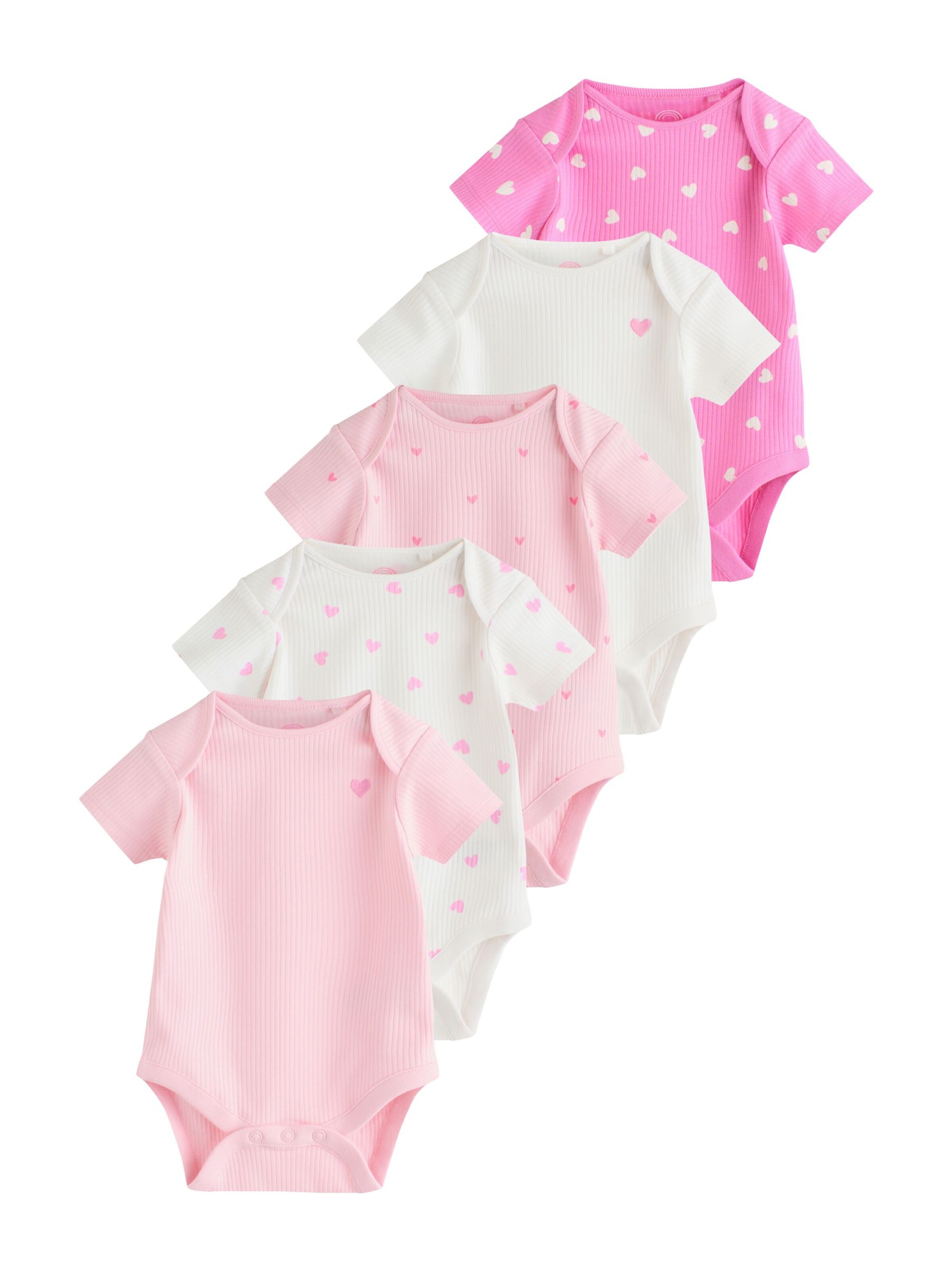 Next - Pijama entero/body en rosa: frente