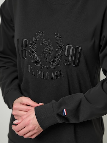 U.S. POLO ASSN. Sukienka ' UWLilje ' w kolorze czarny: przód