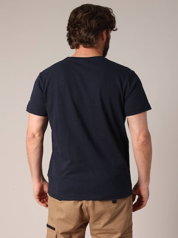 T-Shirt 'HIPSTER' Deeluxe en bleu