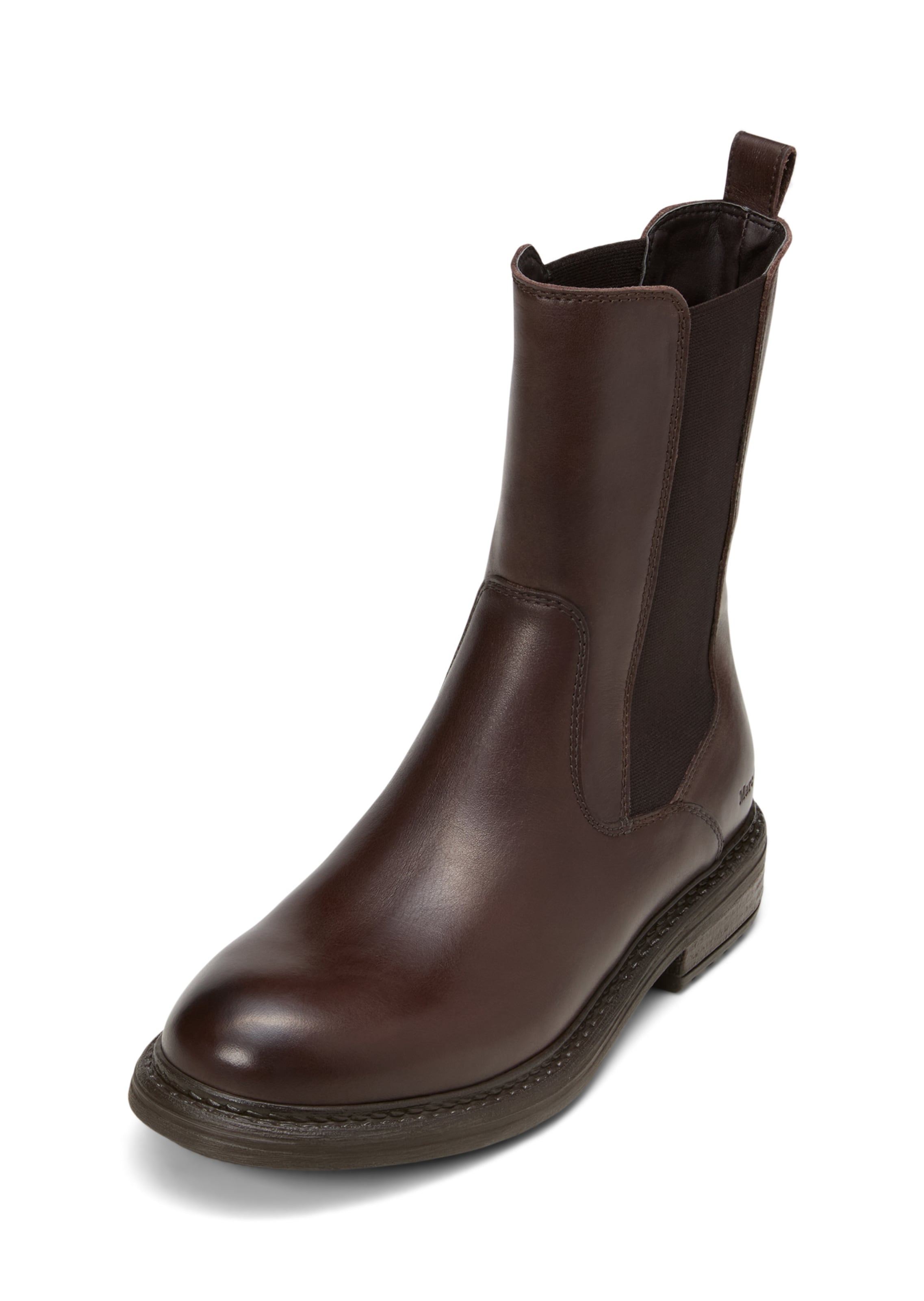 Marc O'Polo Chelsea boots in Brown: front