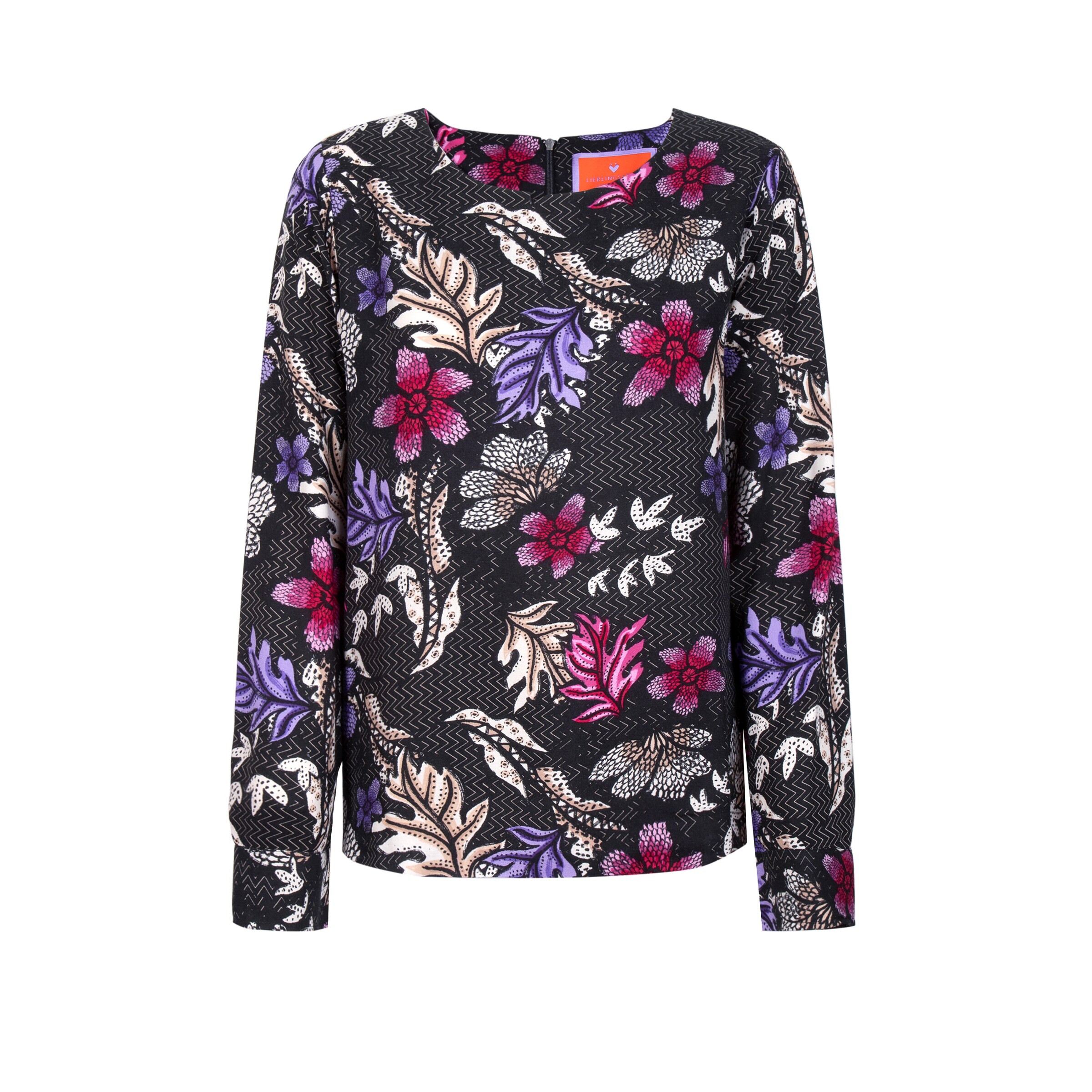 LIEBLINGSSTÜCK Bluse in Schwarz: Vorderseite