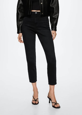 MANGO Jeans in Black: front