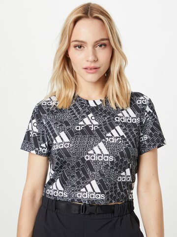 ADIDAS SPORTSWEAR Funkcionális felső 'Aeroready Logo Print' - fekete: elől