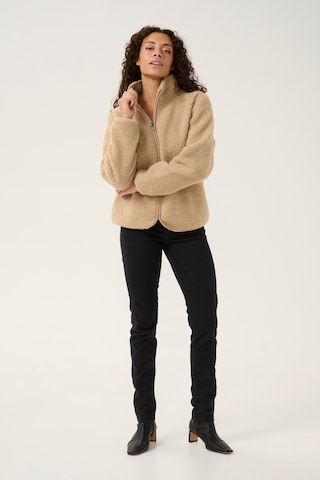 Love Copenhagen Fleece jas 'Vigga ' in Beige