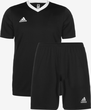 Completo per l'allenamento 'Entrada 22' di ADIDAS SPORTSWEAR in nero: frontale