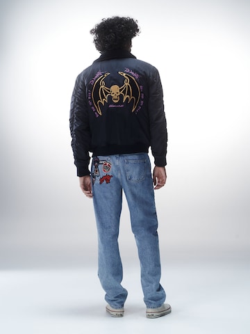 Luka Sabbat for ABOUT YOU Between-Season Jacket 'Benno' in Blue