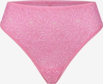 Erlich Textil String 'Iconic Lace' in Roze: voorkant