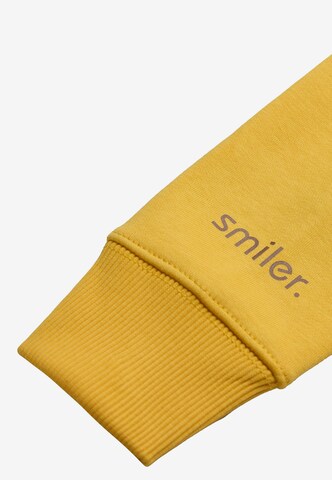 smiler. Sweatshirt 'Cuddle' in Yellow