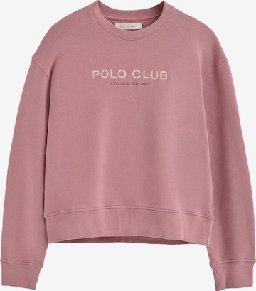 Polo Club Sweatshirt in Pink: front