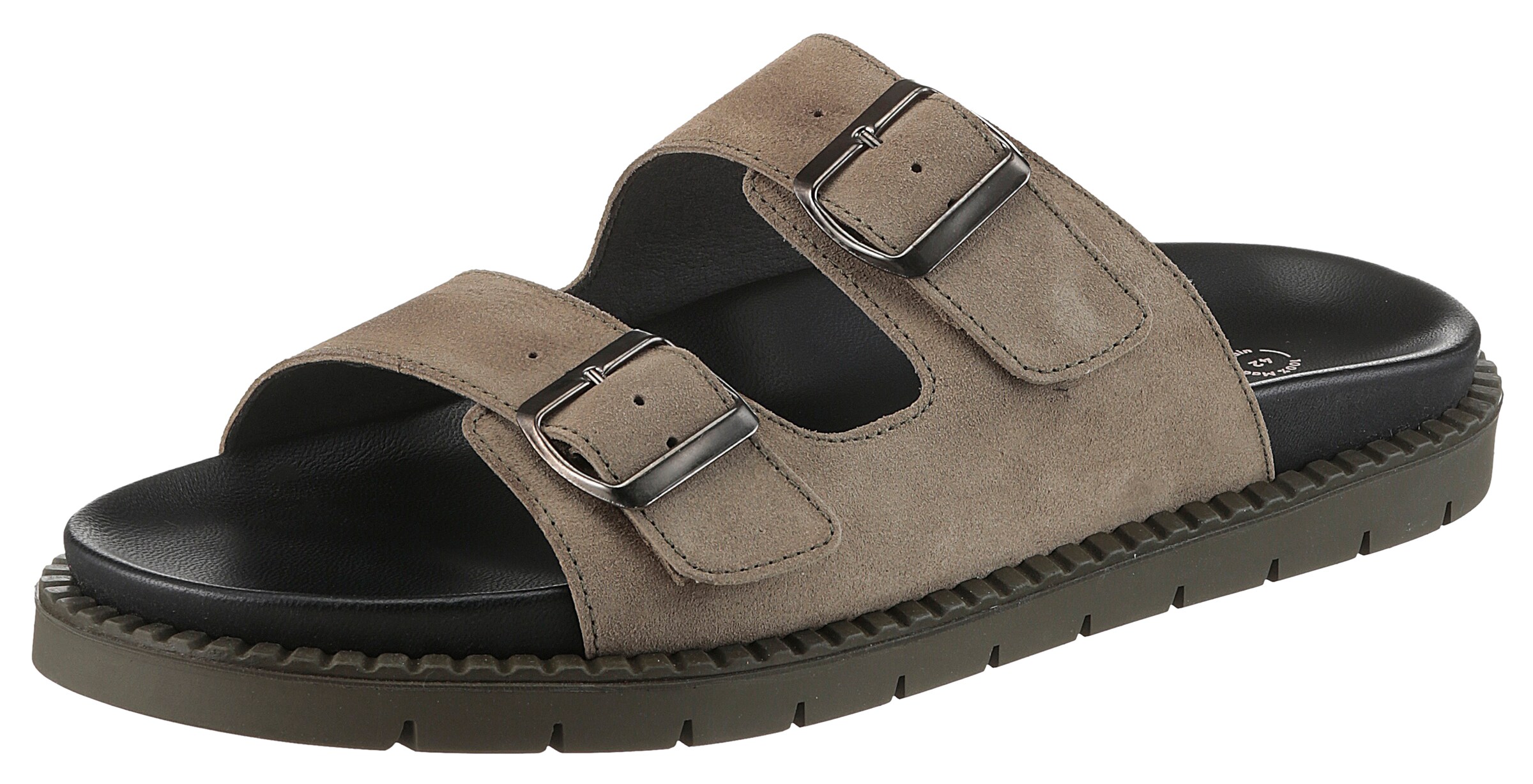 VERBENAS Pantolette in khaki, Produktansicht