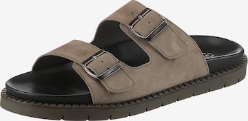 VERBENAS Pantolette in Grün: Vorderseite