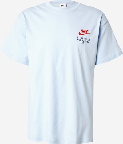 Marškinėliai iš Nike Sportswear, spalva – tamsiai mėlyna jūros spalva / šviesiai mėlyna / raudona, Prekių apžvalga