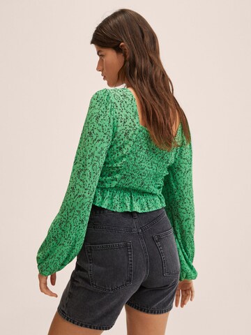 MANGO Shirt 'POMELO' in Grün