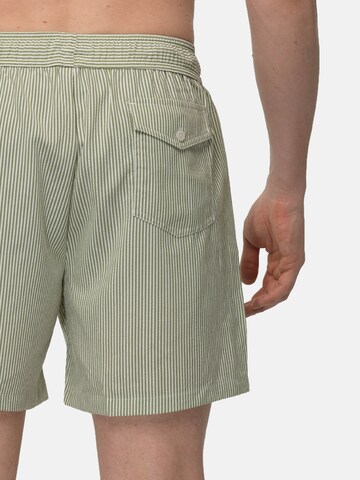 Pantaloncini da bagno 'Seersucker' di Vercate in verde