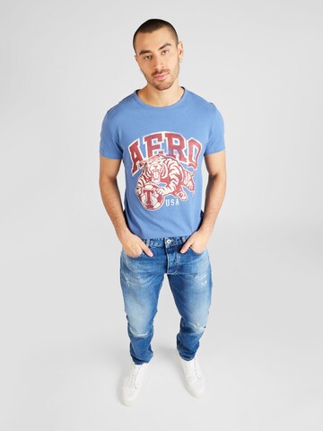 AÉROPOSTALE T-Shirt 'TIGERS' in Blau