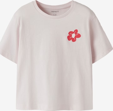 T-Shirt 'NMFKATRINA' NAME IT en rose : devant
