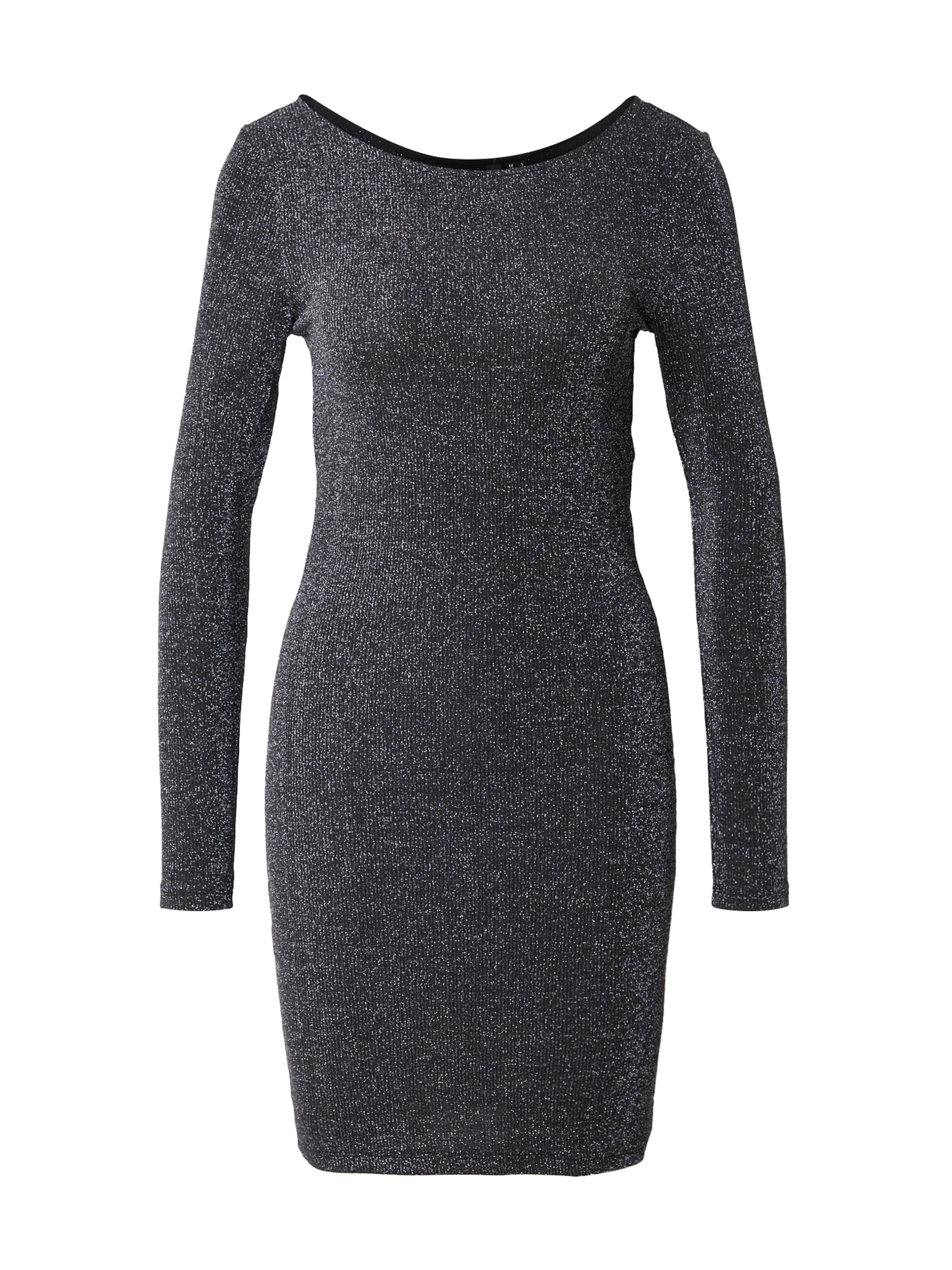 Abito 'PCLINA' di PIECES in nero: frontale