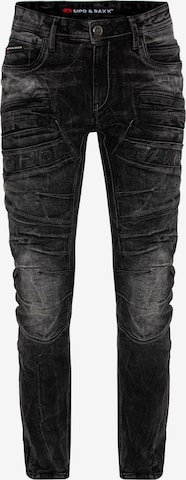 CIPO & BAXX Regular Jeans in Black: front