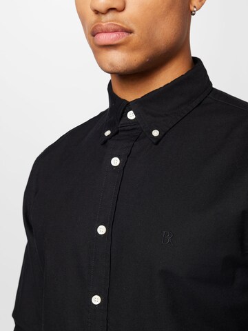 Banana Republic Regular fit Button Up Shirt 'OXFORD' in Black