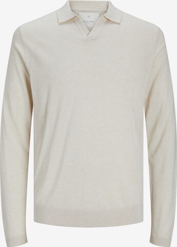 Pull-over 'Cigor' JACK & JONES en blanc : devant