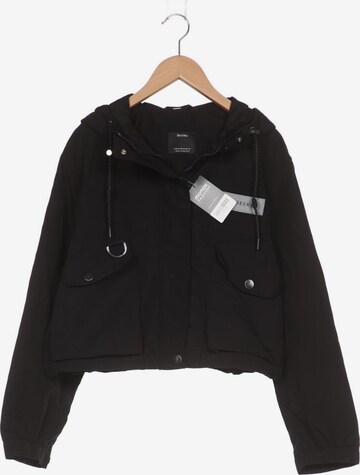 Bershka Jacket & Coat in M in Black: front