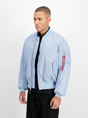 ALPHA INDUSTRIES - Chaqueta de entretiempo en azul: frente