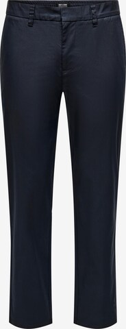 Only & Sons Regular Trousers 'Law' in Blue: front