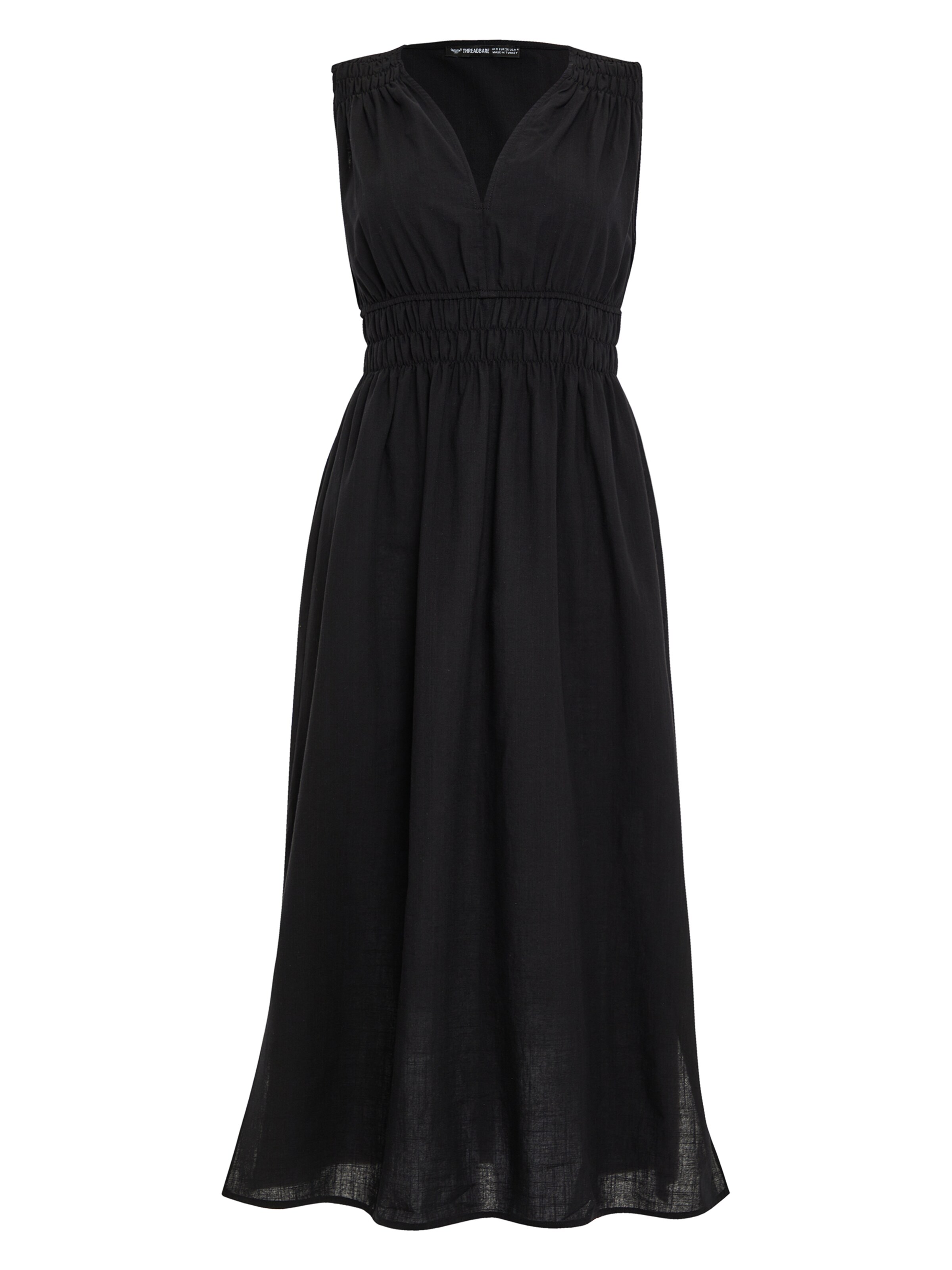 Threadbare Jurk 'Peppercorn' in Zwart: voorkant