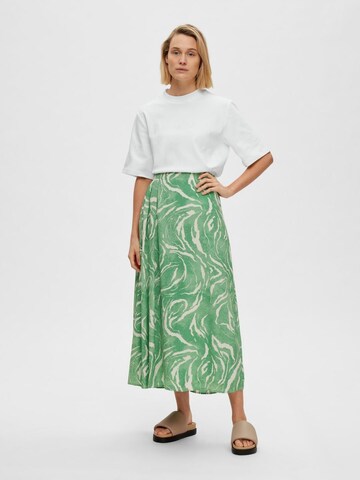 SELECTED FEMME Skirt 'Sirine' in Green