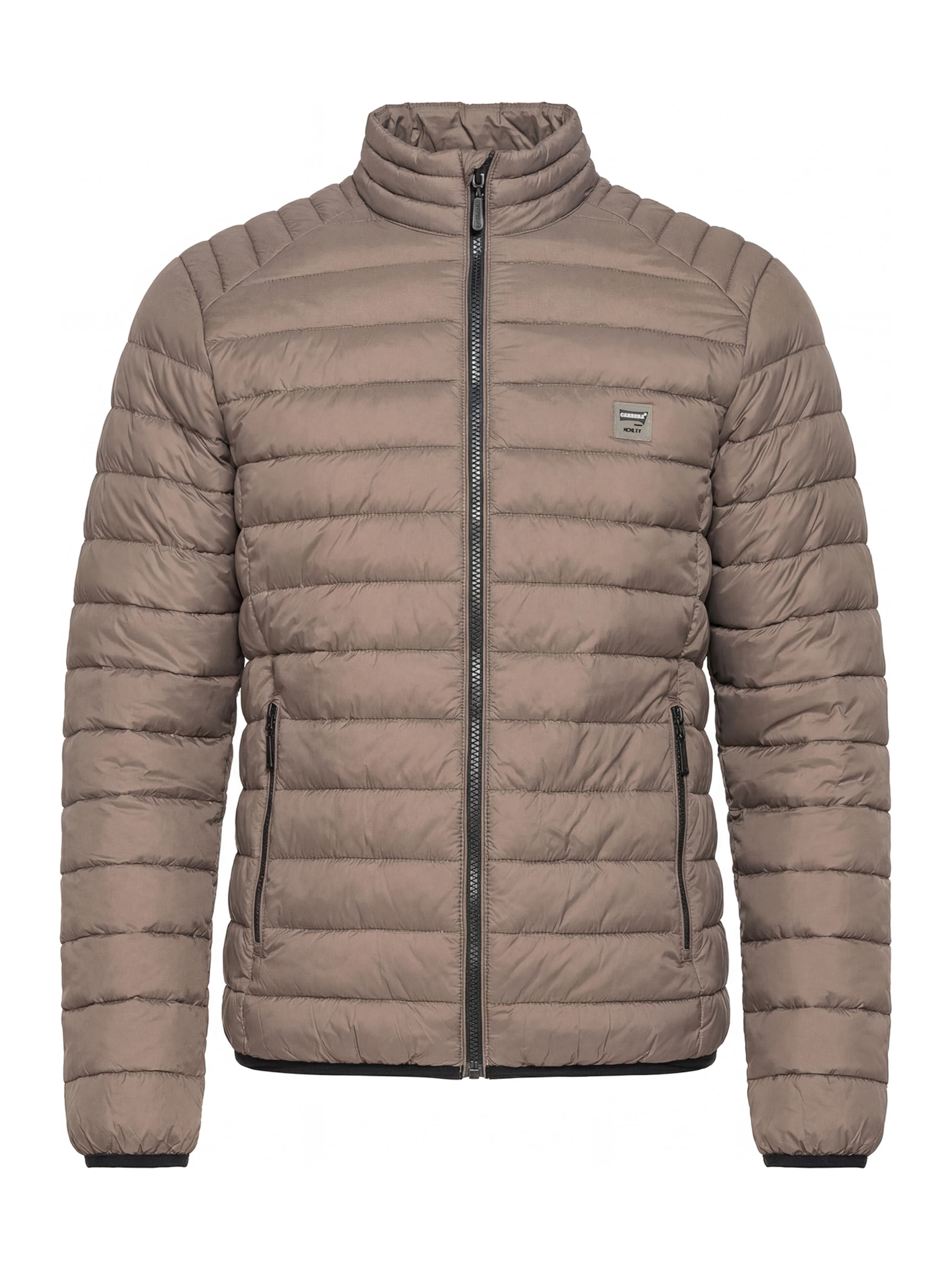 Carrera Jeans Outdoorjacke 'Upright-Collar'‌‌‌‌‌ in Beige: Vorderseite