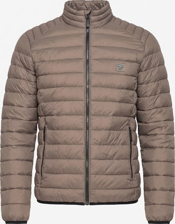 Carrera Jeans Outdoorjacke 'Upright-Collar' in Beige: Vorderseite