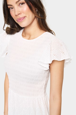 SAINT TROPEZ Kleid 'KiandraSZ' in Weiß