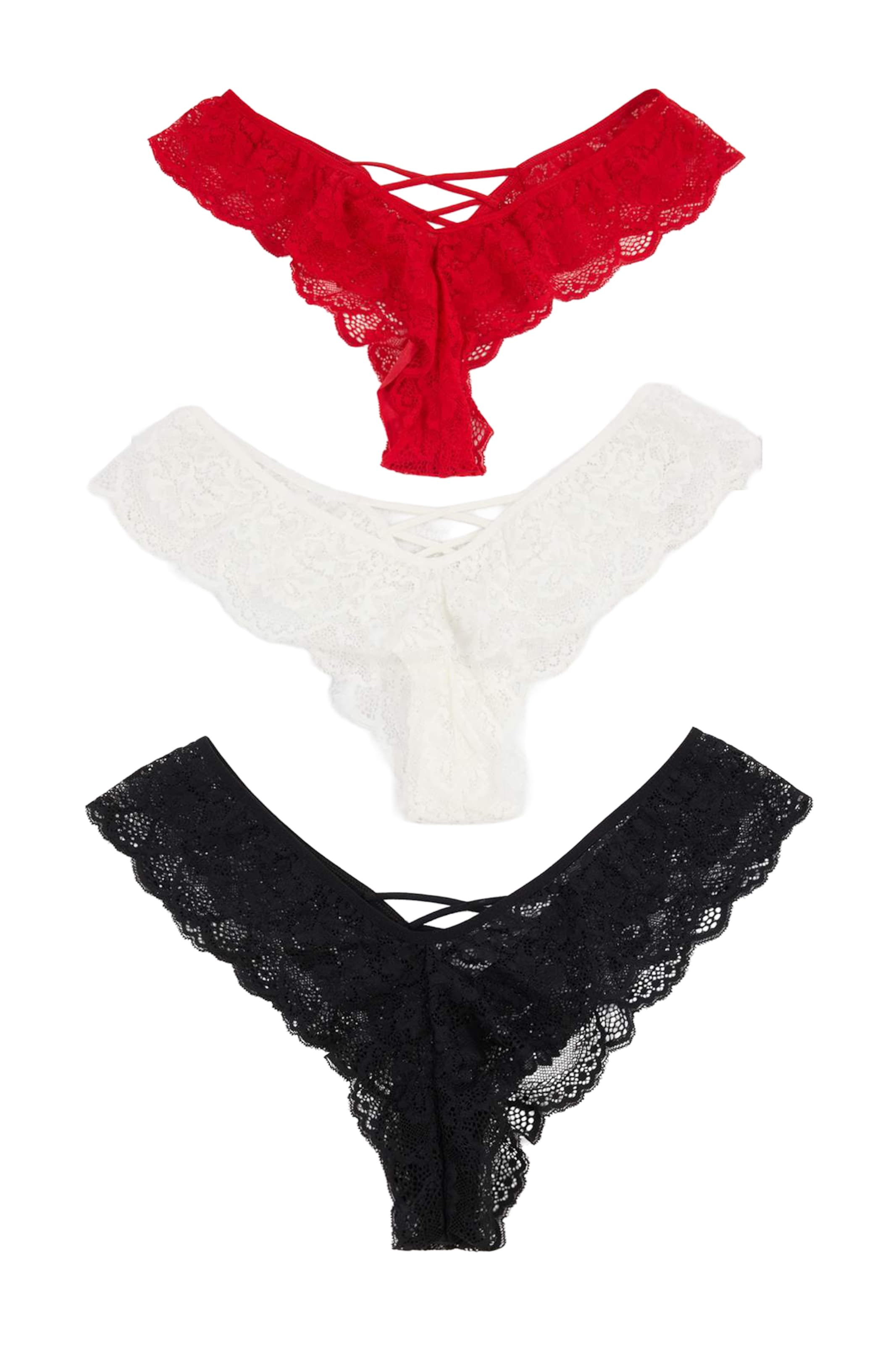 Trendyol Curve Thong in 5XL in Black, Item view