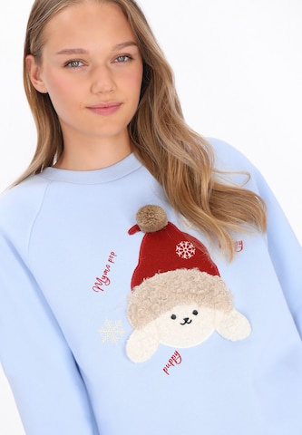 Sweat-shirt 'Pop' MYMO en bleu