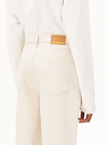 ARMEDANGELS Wide leg Jeans 'Enijaa' in Beige
