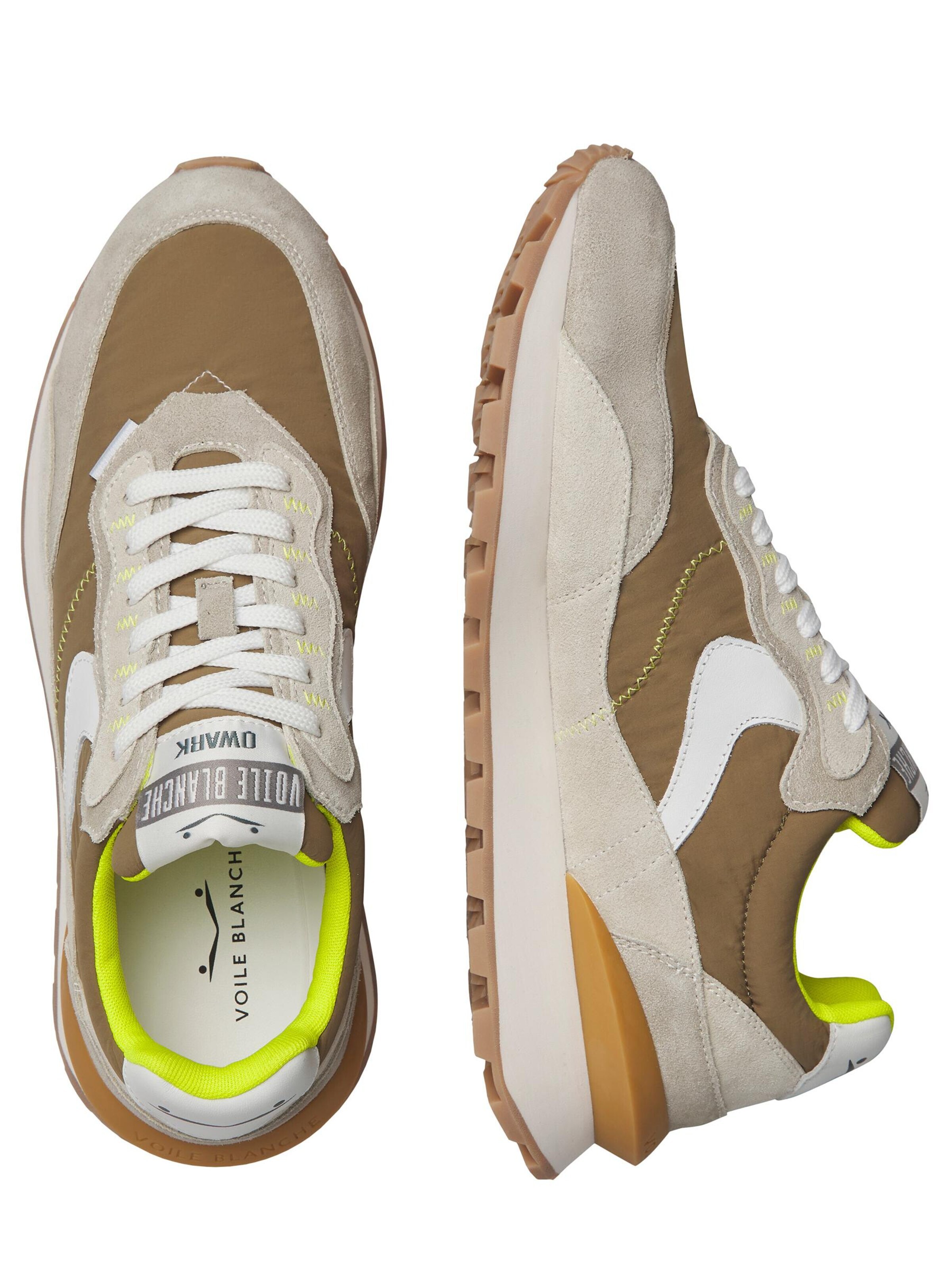 Baskets basses 'QWARK HYPE MAN.' Voile blanche en vert