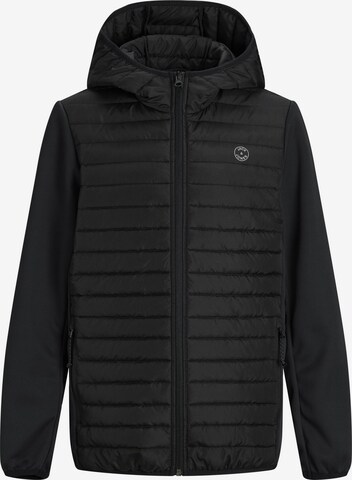 Jack & Jones Junior Between-season jacket in Black: front