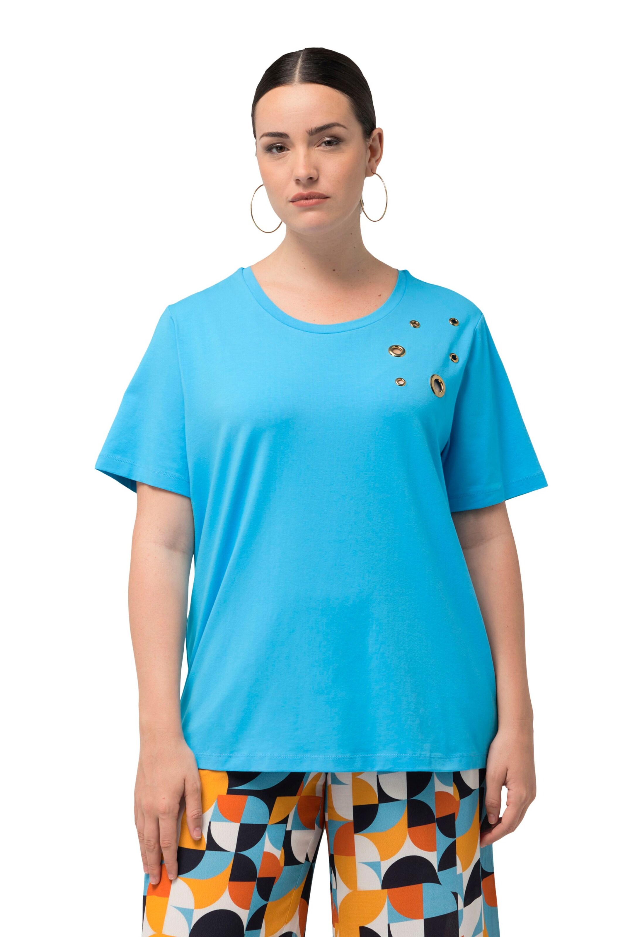 Ulla Popken Shirt in Blue: front
