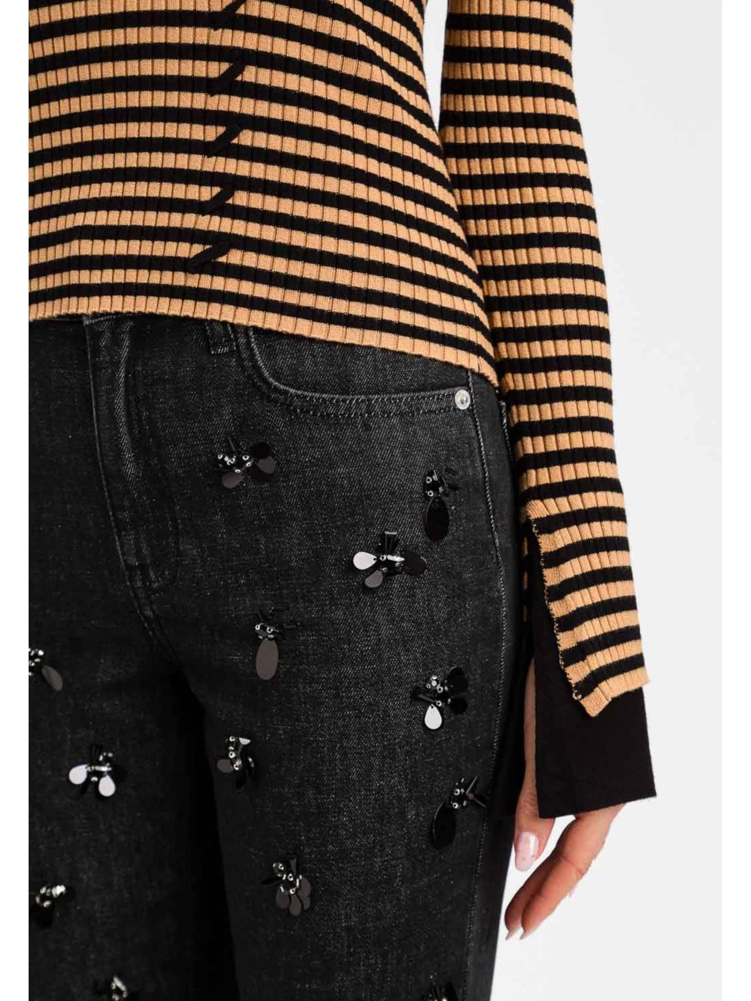 Twinset Sweater 'ACTITUDE' in Black