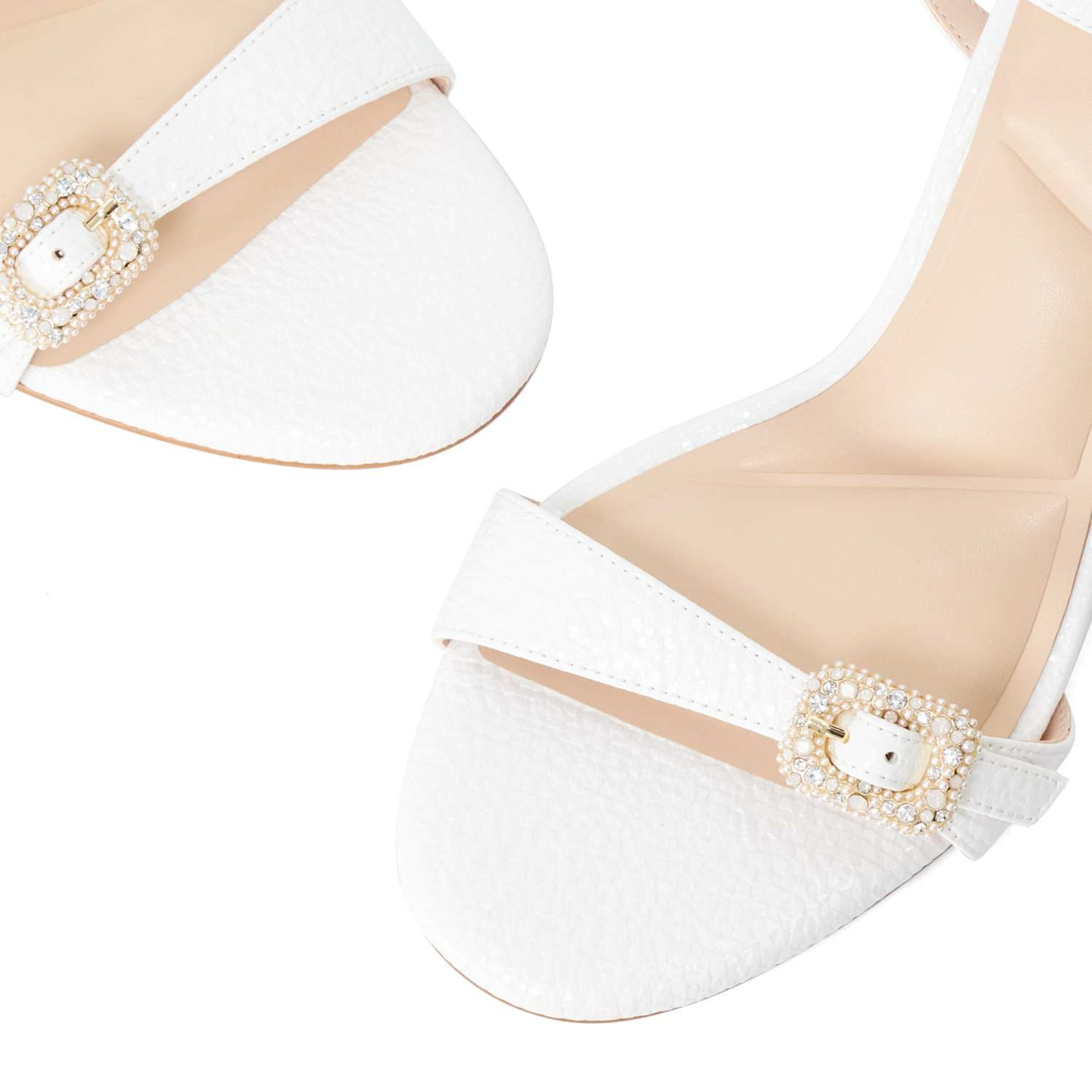 Dune LONDON Sandale 'Milana' in Weiß