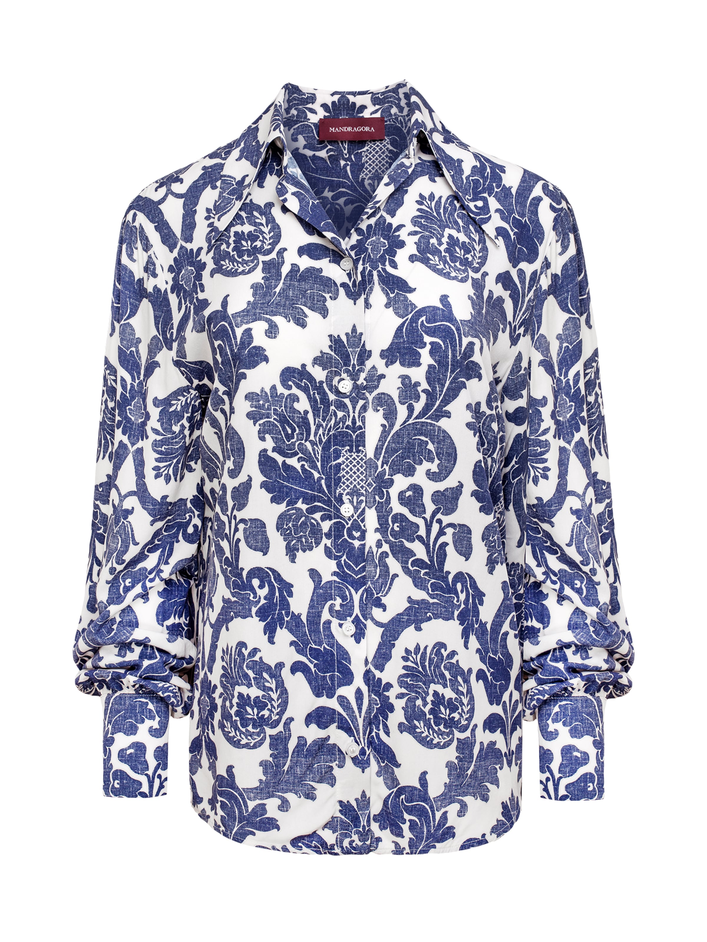 mandragora Bluse 'Daya'‌‌‌‌‌ in Blau: Vorderseite