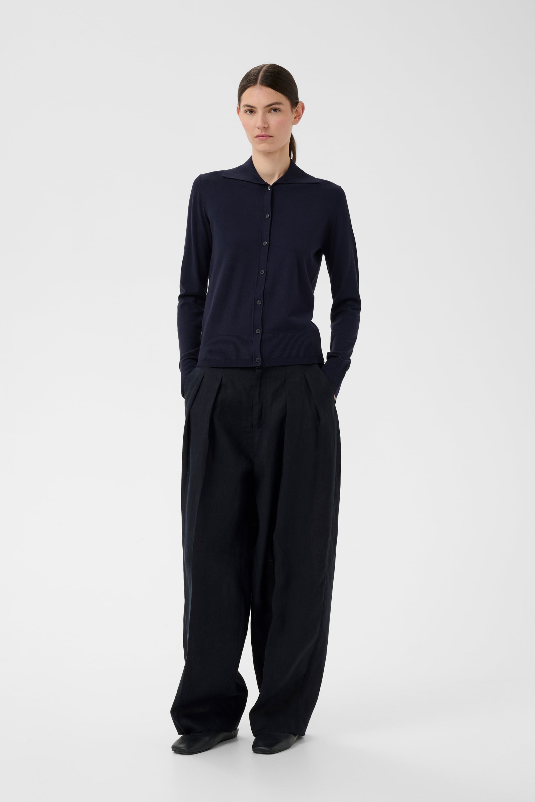 InWear Loosefit Broek in Blauw