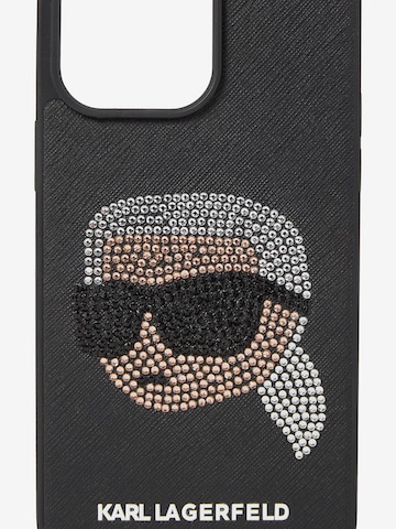 Husă de smartphoneuri 'iPhone 14 Pro Max' de la Karl Lagerfeld pe negru