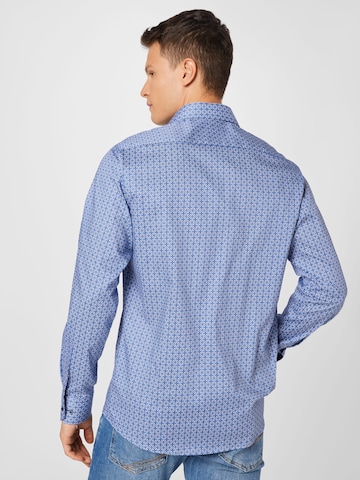 ETERNA Regular fit Button Up Shirt 'MODERN FIT' in Blue