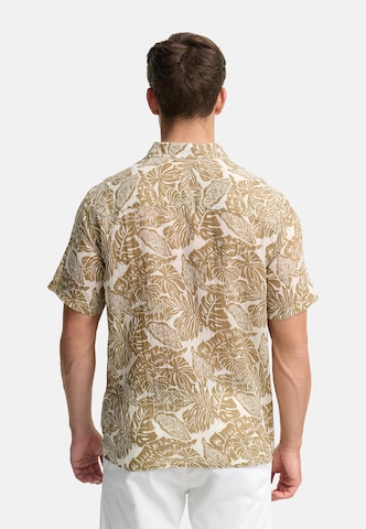 Coupe regular Chemise ' Malve ' INDICODE JEANS en beige